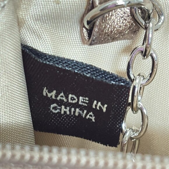 Auth COACH Signature - Beige Gold Jacquard Leather Coin Case - Picture 6 of 6